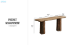 Picture of LUMBER 71" Reclaimed Pine Wood Console Table