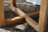 Picture of LUMBER Reclaimed Pine Wood Round Dining Table - D47" 