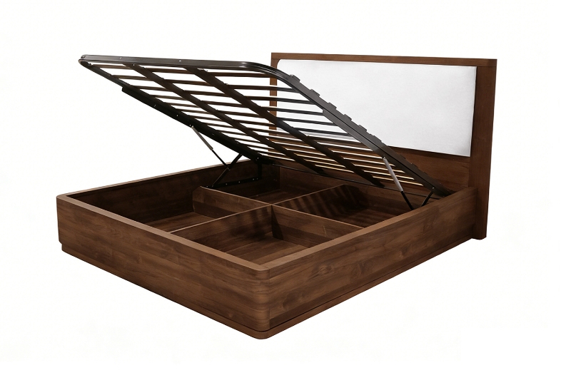 Picture of MERRINA Bed Frame with Gas Lift Storage in Queen/Eastern King Size