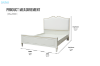 Picture of BONZIE Bedframe in Queen/Eastern King Size