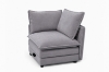 Picture of MELLOW Modular Sectional Sofa Range (Grey) - Armless Chair