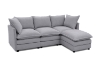 Picture of MELLOW Modular Sectional Sofa Range (Grey) - 2PC Combo Set (LAF Aamchair + RAF Armchair)