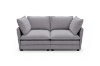 Picture of MELLOW Modular Sectional Sofa Range (Grey) - 4PC Combo Set (LAF Armchair + Armless + RAF Armchair + Ottoman)