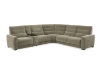 Picture of HIGHLAND Dual Motor Power Reclining Sectional Sofa with Storage Console & Swivel Tray Table & Bluetooth Speaker & USB, Type-C Ports - Water Resistant