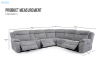 Picture of HOLDEN Power Reclining Sectional Sofa with Storage Console & Cup Holders & USB, Type-C Ports