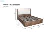 Picture of MERRINA Bed Frame with Gas Lift Storage in Queen/Eastern King Size