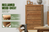 Picture of LUMBER Reclaimed Pine Wood 5-Drawer Chest