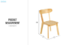 Picture of RONDO Louis Style Solid Wood Dining Chair (17.5" x18.5"x 31.5")
