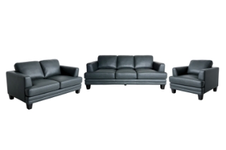 Picture of HUDSON Air Leather Sofa Range - 3+2+1 Sofa Set