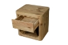 Picture of LUMBER 1-Drawer Reclaimed Pine Wood Nightstand
