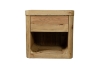 Picture of LUMBER 1-Drawer Reclaimed Pine Wood Nightstand