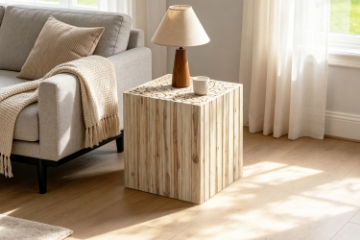 Picture of GRAYSON H18" Solid Teak Wood Side Table