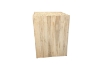 Picture of GRAYSON H24" Solid Teak Wood Pedestal Stand/Side Table