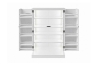 Picture of AVALON 2-Door Ribbed Glass Storage Cabinet with Motion Sensor Lights (23.5"x41")