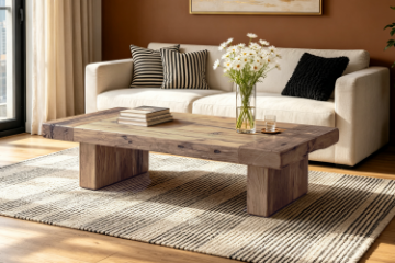 Picture of HECTOR 100% Reclaimed Oak Wood Coffee Table (53" x 27.5")