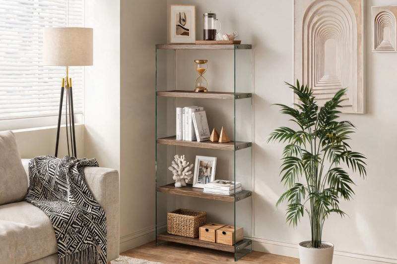Picture of MACSEN Glass Display Shelf (29.5"x60.5")
