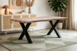 Picture of GALLOP 71" Dining Table with Live Edge (Dark)