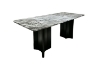 Picture of VAREN 63"/71" Microcrystalline Stone Top Dining Table