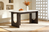 Picture of LORENA 59"/71" Sintered Stone Top Dining Table