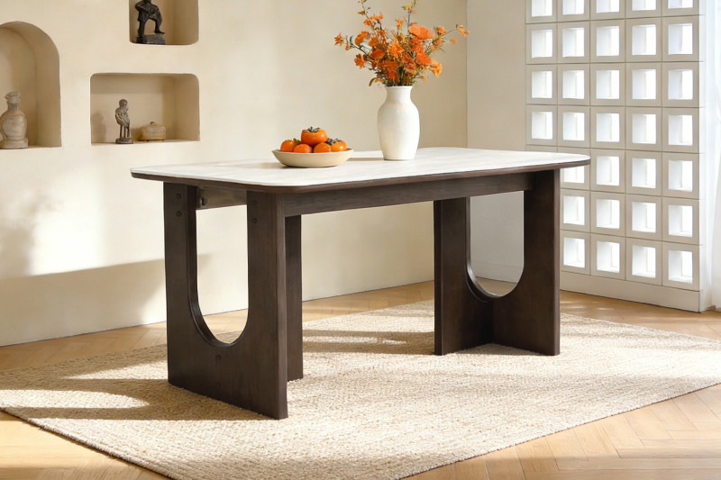 Picture of LORENA Sintered Stone Top Dining Table - 71"