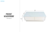 Picture of AVEN 51" 4-Drawer Engineered Stone Top Coffee Table