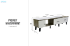 Picture of AVERON 47"-67" Extension Sintered Stone Top TV Stand with 1-Door 2-Drawer