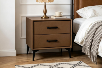 Picture of NORDICA 2-Drawer Nightstand (Brown)