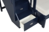 Picture of WILLY Convertible Twin-Twin/Twin-Double Bunk Bed with Storage Staircase (Blue)