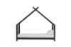 Picture of BLAKE Kids House-Shaped Twin Bed (Dark Blue Frame with Canvas Canopy)