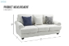 Picture of WESTBROOK Fabric Sofa Range - 3+2 Sofa Set