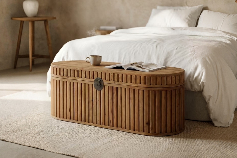 Picture of RILMOND 51" Reclaimed Pine Wood Storage/Blanket Box