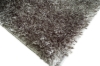 Picture of OAKMONT 90.5"x63"/118"x90.5" Silky Soft High Pile Shaggy Rug (Charcoal)