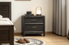 Picture of MONTEREY Solid Mindi Wood Veneer 2-Drawer Nightstand
