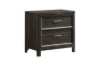 Picture of MONTEREY Solid Mindi Wood Veneer 2-Drawer Nightstand