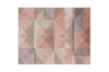 Picture of ELEMENT 90.5"x63"/118"x94.5" Brilliant Rug (Pink Geometric Print)