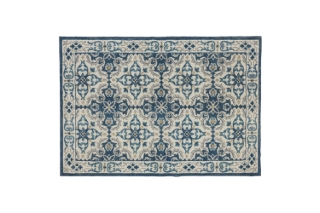 Picture of 398-025 ISTANBUL Rug (Blue Floral) - 90.5"x63"