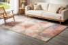 Picture of ELEMENT 90.5"x63"/118"x94.5" Brilliant Rug (Pink Geometric Print)