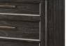 Picture of MONTEREY Solid Mindi Wood Veneer 5-Drawer Chest