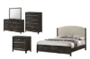Picture of MONTEREY 3PC/4PC/5PC Solid Mindi Wood Veneer Bedroom Combo Set in Queen/Eastern King Size