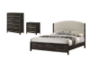 Picture of MONTEREY 3PC/4PC/5PC Solid Mindi Wood Veneer Bedroom Combo Set in Queen/Eastern King Size