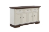 Picture of VANTO 4-Door 3-Drawer Buffet/Storage Cabinet with Charging Station