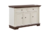 Picture of VANTO 3-Door 2-Drawer Buffet/Storage Cabinet with Charging Station