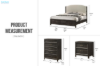 Picture of MONTEREY Genuine Mindi Wood Veneer Bedroom Combo Set - 3PC Queen Size