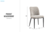 Picture of VELORA Dining Chair (Grey) - Each