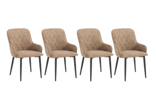 Picture of MARIEL Dining Chair (Taupe) - 4 Chairs in 1 Carton
