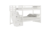 Picture of WILLY Convertible Twin-Twin/Twin-Double Bunk Bed with Storage Staircase (White)