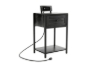 Picture of LATCH 1-Drawer 1-Shelf Side Table with Dual Power Outlets & USB Ports (Dark)