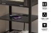 Picture of LATCH 1-Flip Door 2-Shelf Side Table with Dual Power Outlets & USB Ports
