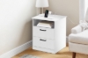 Picture of LATCH 2-Drawer Nightstand/Side Table with Dual Power Outlets, USB & Type-C Ports