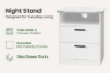 Picture of LATCH 2-Drawer Nightstand/Side Table with Dual Power Outlets, USB & Type-C Ports